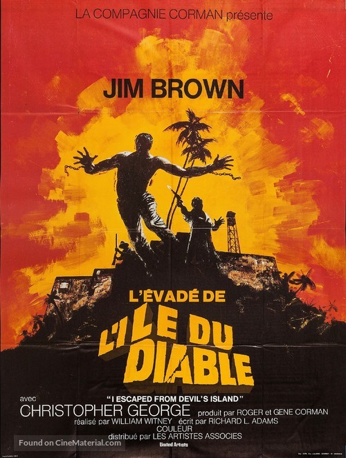 I Escaped from Devil&#039;s Island - French Movie Poster