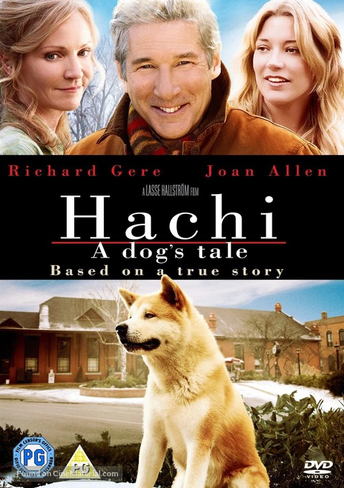 Hachi: A Dog&#039;s Tale - British DVD movie cover