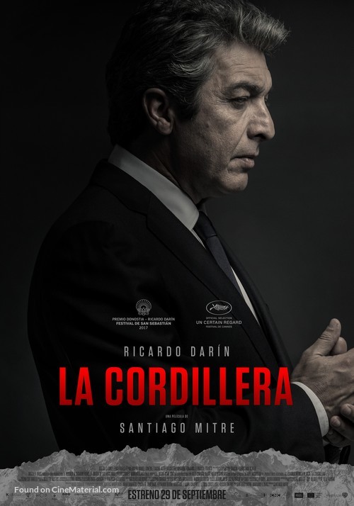 La cordillera - Spanish Movie Poster