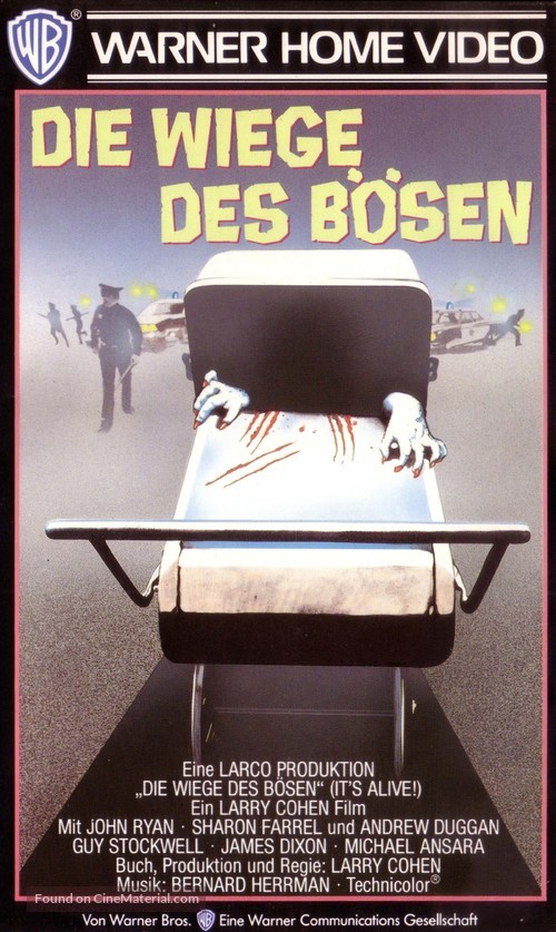 It&#039;s Alive - German VHS movie cover