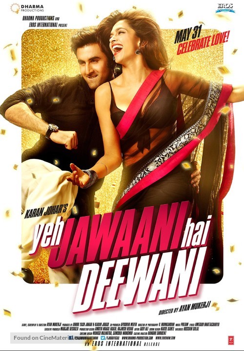 Yeh Jawaani Hai Deewani - Indian Movie Poster