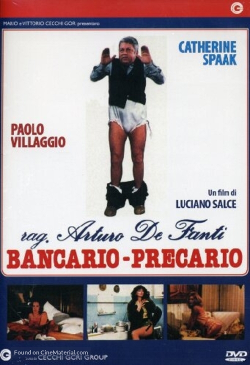 Rag. Arturo De Fanti, bancario - precario - Italian DVD movie cover