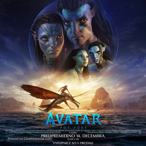 Avatar: The Way of Water - Slovenian Movie Poster