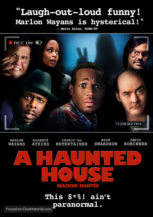 A Haunted House - Canadian DVD movie cover