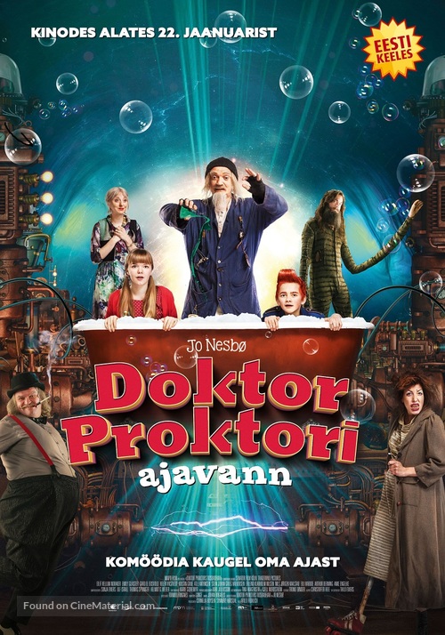 Doktor Proktors tidsbadekar - Estonian Movie Poster