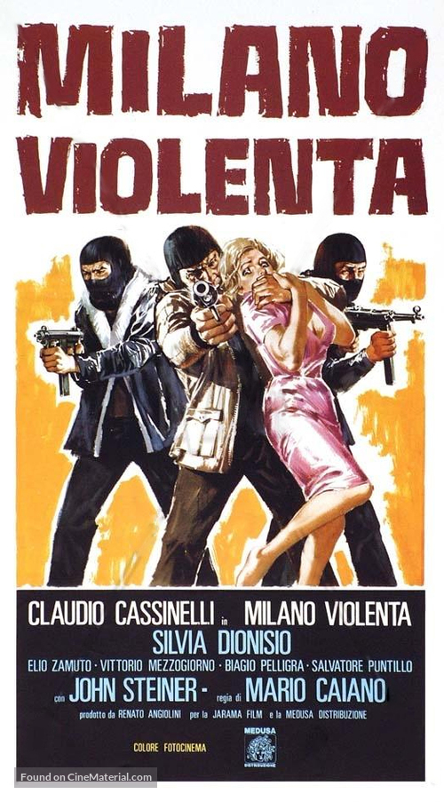 Milano violenta - Italian Movie Poster