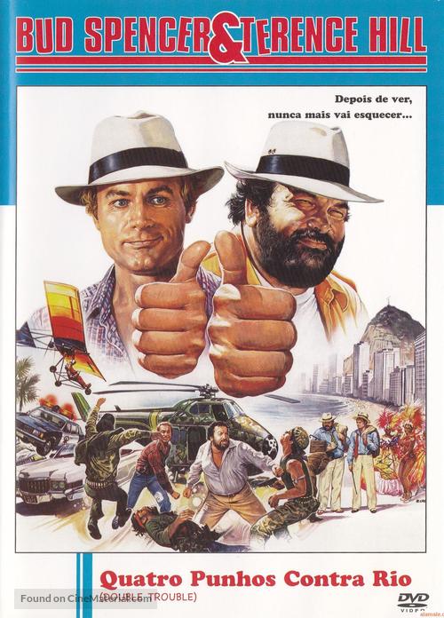 Non c&#039;&eacute; due senza quattro - Portuguese DVD movie cover