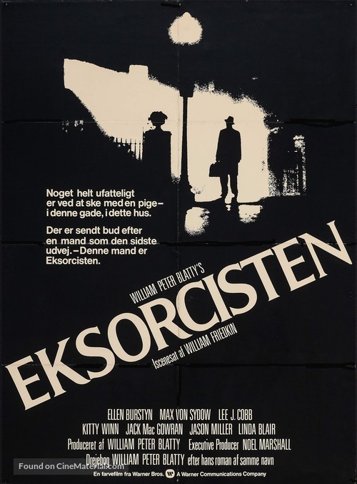 The Exorcist - Danish Movie Poster