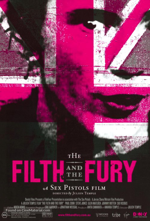 The Filth and the Fury - Australian Movie Poster