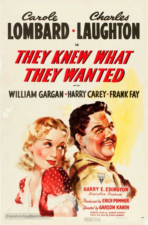 They Knew What They Wanted - Movie Poster