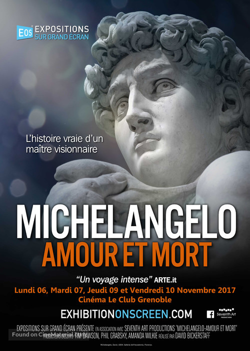 Michelangelo: Love and Death - French Movie Poster