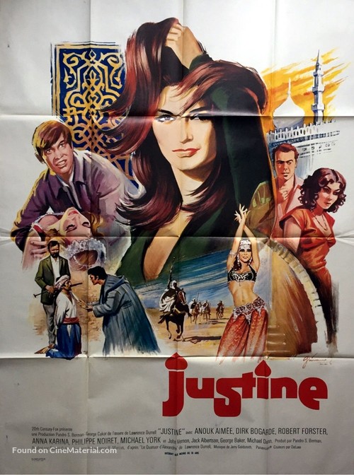 Justine - French Movie Poster