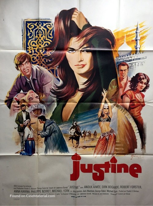Justine - French Movie Poster