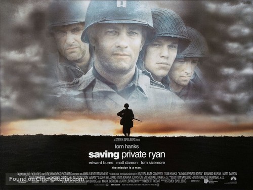 Saving Private Ryan - British Movie Poster
