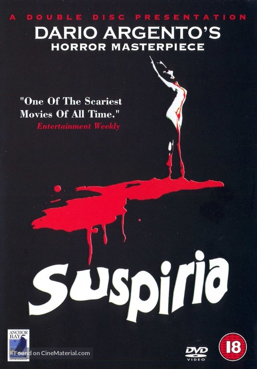 Suspiria - British Movie Cover