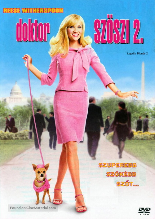 Legally Blonde 2: Red, White &amp; Blonde - Hungarian DVD movie cover