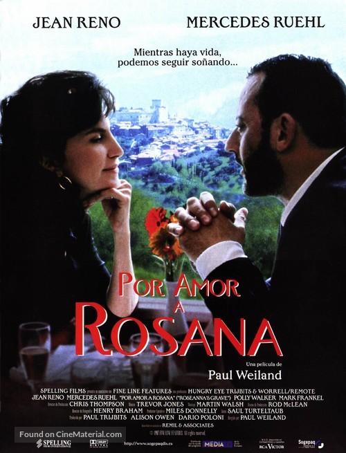 Roseanna&#039;s Grave - Spanish Movie Poster