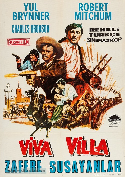 Villa Rides - Turkish Movie Poster