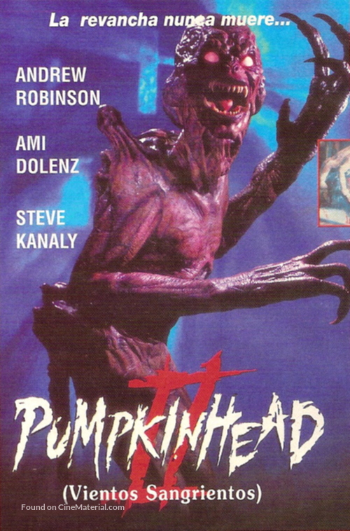 Pumpkinhead II: Blood Wings - Argentinian VHS movie cover