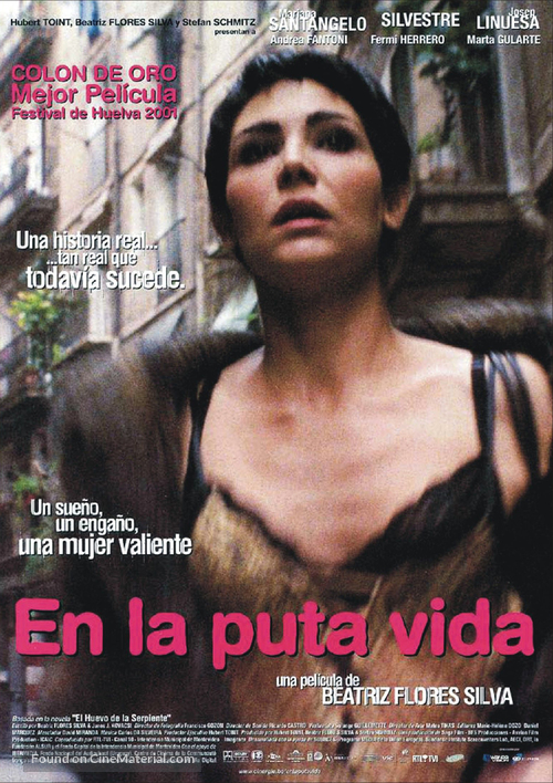 En la puta vida - Spanish Movie Poster