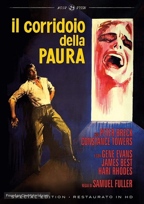 Shock Corridor - Italian DVD movie cover