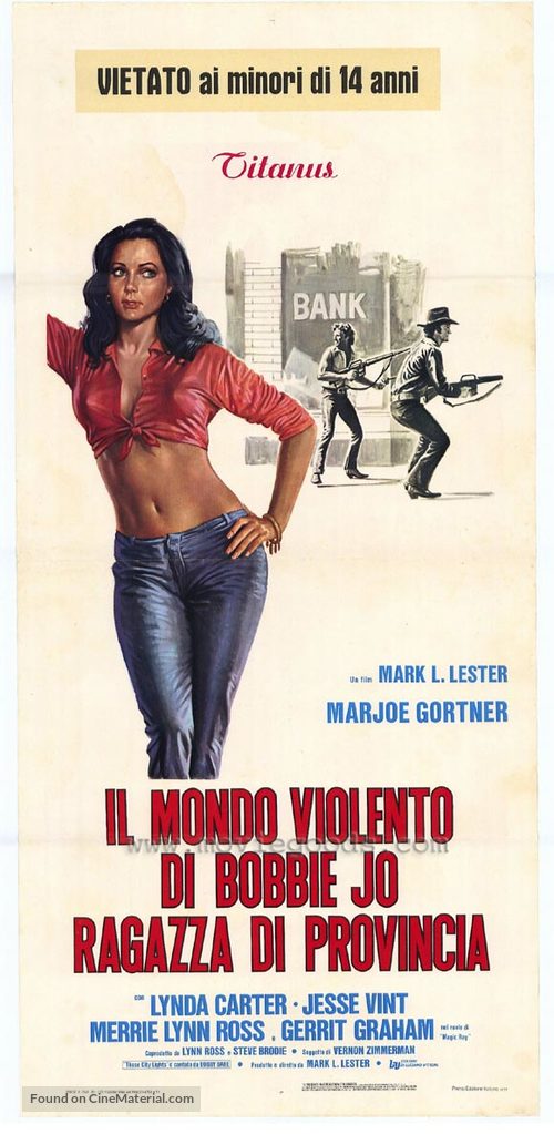 Bobbie Jo and the Outlaw - Italian Movie Poster