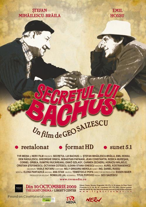 Secretul lui Bachus - Romanian Movie Poster