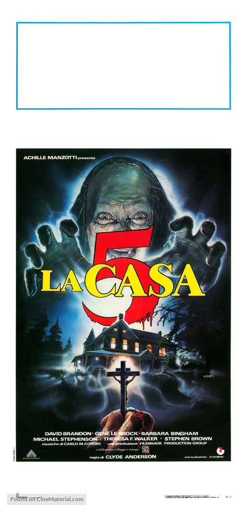 La casa 5 - Italian Movie Poster