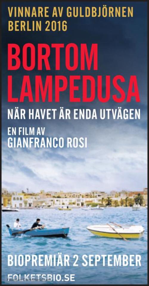 Fuocoammare - Swedish Movie Poster