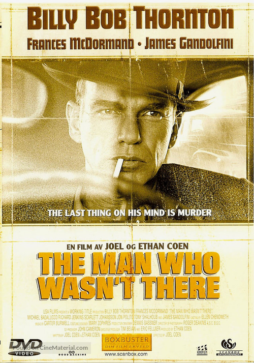 The Man Who Wasn&#039;t There - Dutch Movie Poster