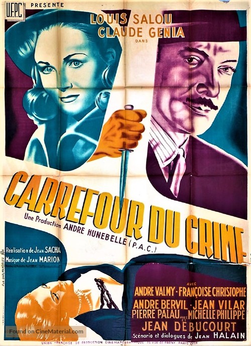 Carrefour du crime (1948) French movie poster