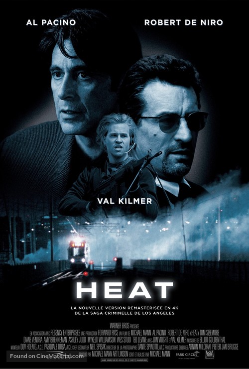 Heat - French Re-release movie poster