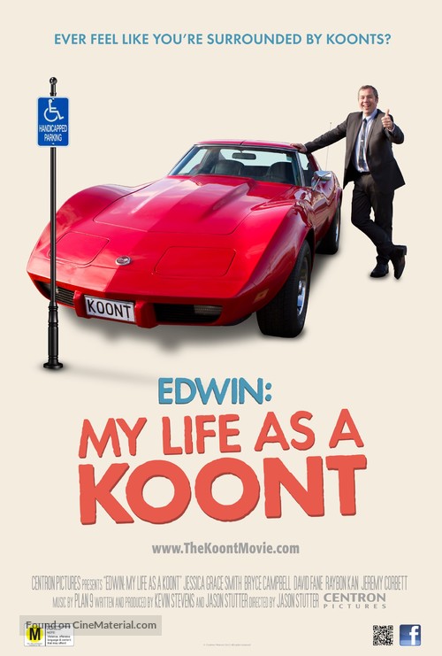 Edwin: My Life as a Koont - New Zealand Movie Poster
