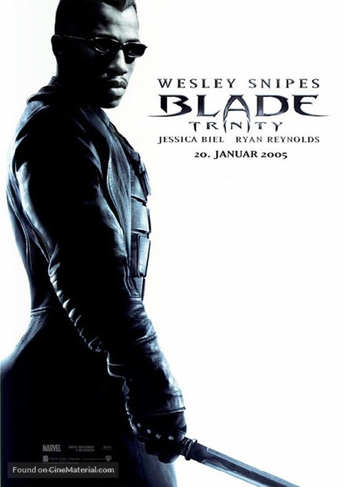 Blade: Trinity - German Movie Poster
