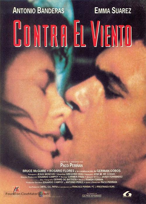 Contra el viento - Spanish Movie Poster