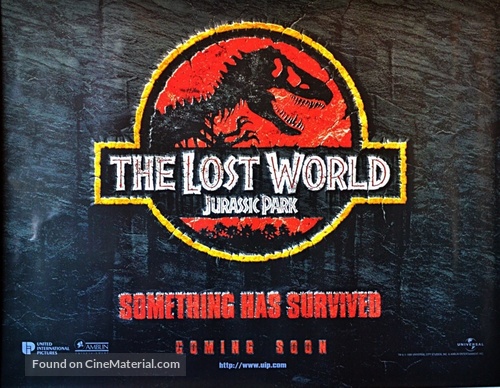 The Lost World: Jurassic Park - British Movie Poster