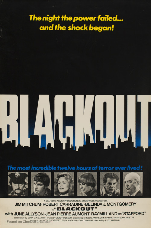 Blackout - Canadian Movie Poster