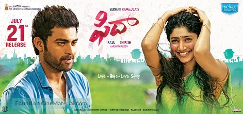 Fidaa - Indian Movie Poster