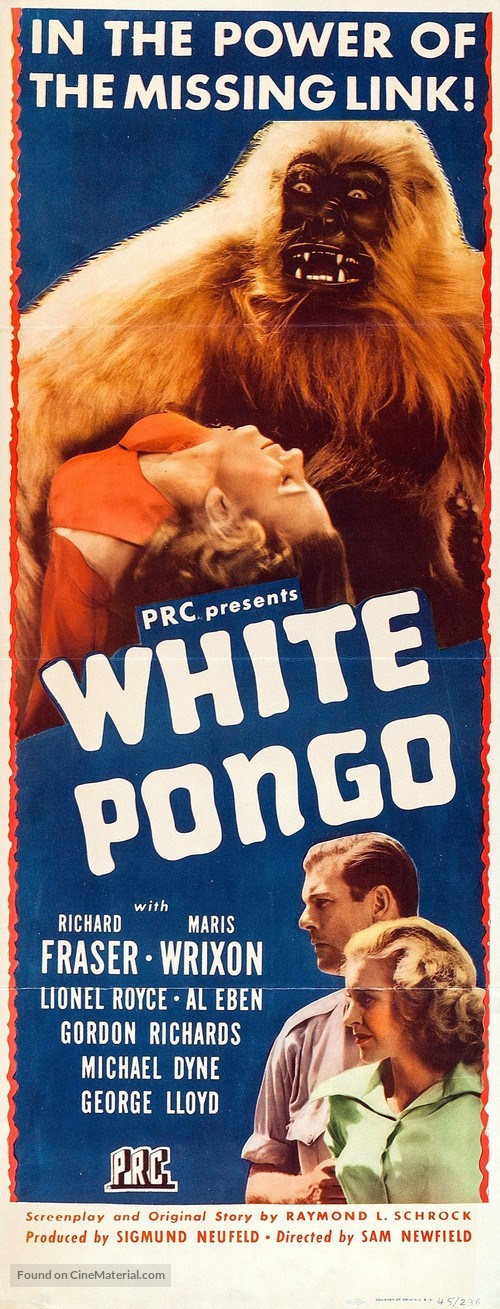 White Pongo - Movie Poster