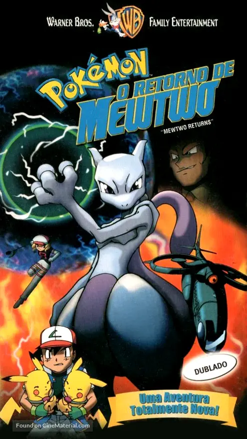 Pokèmon: Mewtwo Returns (2001) Brazilian movie cover