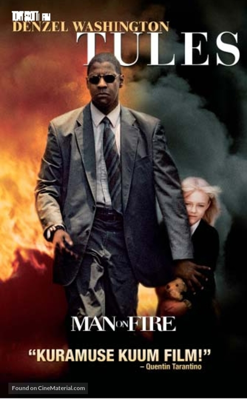 Man on Fire - Estonian VHS movie cover