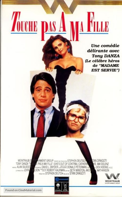 She&#039;s Out of Control - French VHS movie cover
