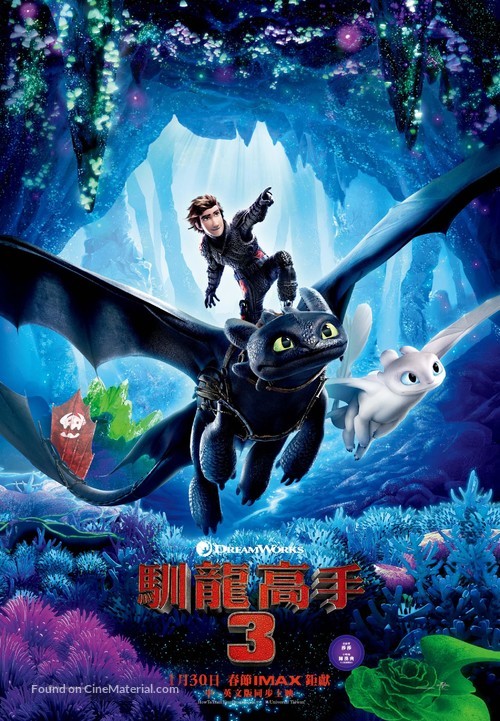 How to Train Your Dragon: The Hidden World - Taiwanese Movie Poster