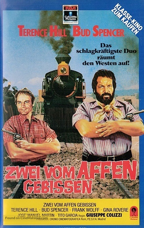 Dio perdona... Io no! - German VHS movie cover
