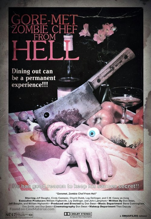 Goremet, Zombie Chef from Hell - Movie Poster