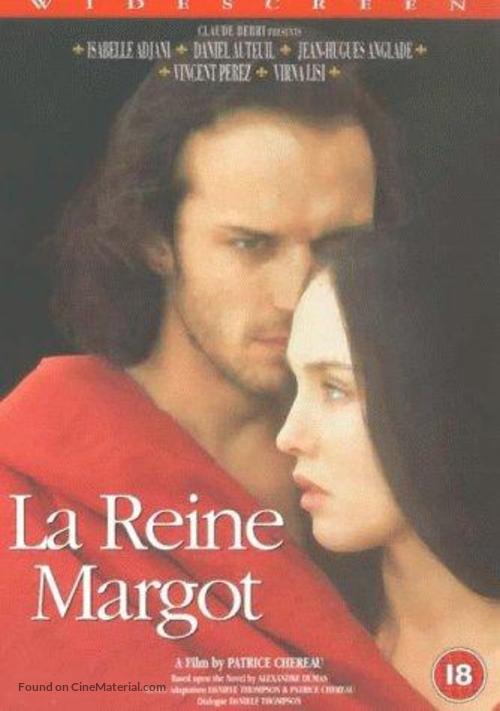 La reine Margot - British DVD movie cover