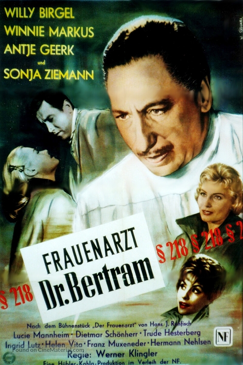 Frauenarzt Dr. Bertram - German Movie Poster
