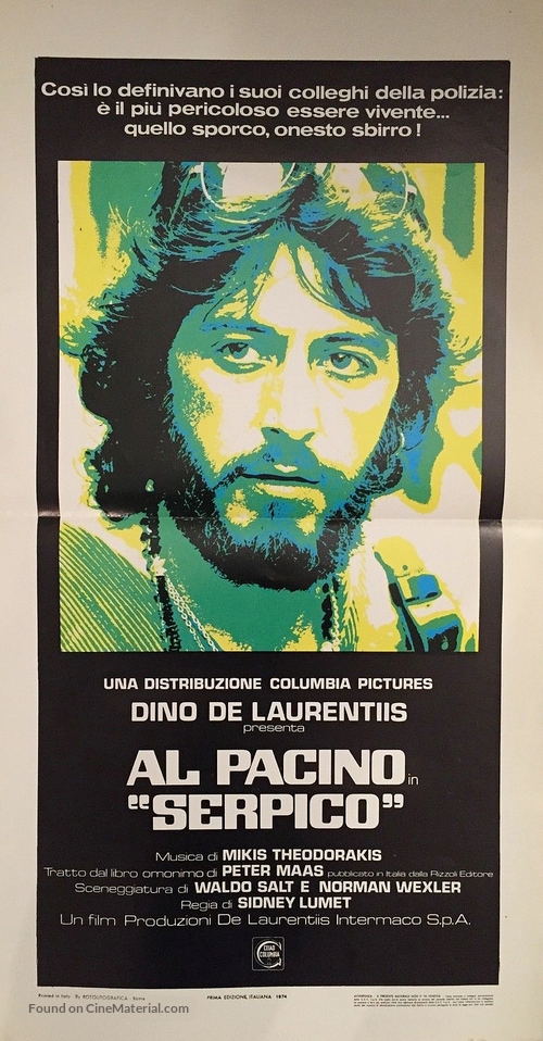 Serpico - Italian Movie Poster