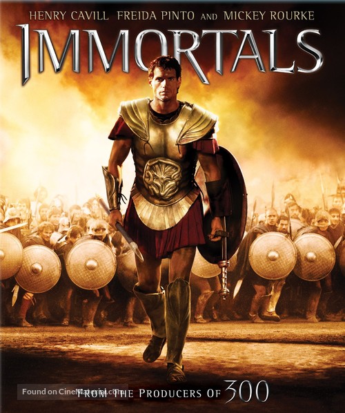 Immortals - Blu-Ray movie cover