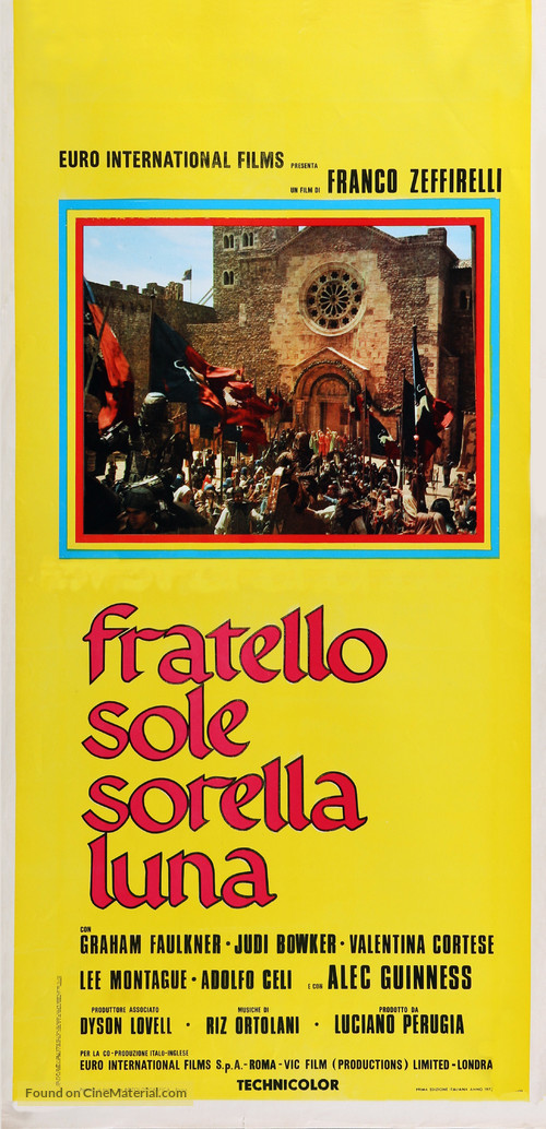 Fratello sole, sorella luna - Italian Movie Poster